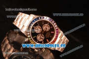 Rolex Daytona Rainbow 316L Steel Case With Clone Rolex 4130 1:1 Clone 116509 EF