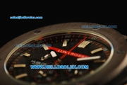 Hublot Big Bang Luna Rossa Chronograph Miyota Quartz Movement PVD Case with Black Dial and Rubber Strap