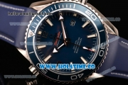 Omega Planet Ocean Clone 8500 Automatic Steel Case with Blue Dial and White Stick Markers (EF)