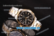 Tag Heuer Aquaracer Calibre 5 Swiss ETA 2824 Automatic Two Tone with Black Dial Stick Markers