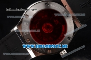 Hublot Classic Fusion Tourbillon Red Vitrail Asia ST28 Automatic Steel Case with Skeleton Dial and Black Leather Strap