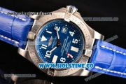Breitling Avenger II Seawolf Asia 2813 Automatic Steel Case with Blue Dial and White Arabic Numeral Markers
