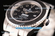 Rolex Submariner Stealth Swiss ETA 2836 Automatic Steel Case with Steel Strap and Black Dial