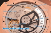 Hublot Big Bang King Swiss Valjoux 7750 Automatic Rose Gold Case with Ceramic Bezel and Black Dial - 1:1 Original
