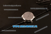 Girard Perregaux 1966 9015 Auto Steel Case with Grey Dial and Black Leather Strap