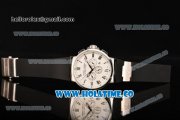 Ulysse Nardin Marine Chrono Asia Automatic Steel Case with Roman Numeral Markers and White Dial