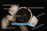 Patek Philippe Nautilus Jumbo Miyota 9015 Automatic Full Steel with Brown DIal and Stick Markers - 1:1 Original