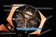 Audemars Piguet Royal Oak Offshore Chrono Miyota Quartz Rose Gold Case with Grey Dial and PVD Bezel