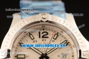 Breitling Colt Swiss ETA 2824 Automatic Steel Case/Bracelet with White Dial and Stick Markers