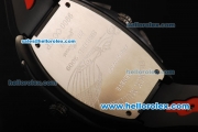 Franck Muller Conquistador F1 Singapore GP Chronograph Miyota Quartz Movement PVD Case with White Dial and Black Arabic Numerals