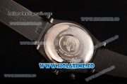 Breitling Avenger Seawolf Miyota Quartz PVD Case with Black Dial and Black Rubber Strap - Arabic Numeral Markers