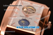 Patek Philippe Gondolo Asia Manual Winding Rose Gold Case with Silver Dial and Stick Markers