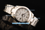 Rolex Datejust II Oyster Perpetual Swiss ETA 2836 Automatic Movement Full Steel with White Dial and White Stick Markers