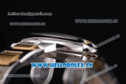 Cartier Ballon Bleu Medium Miyota OS2035 Quartz Two Tone Case/Bracelet with White Dial and Roman Numeral Markers