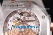 Audemars Piguet Royal Oak Clone AP Calibre 3120 Automatic Two Tone Case/Bracelet with Black Dial and Stick Markers (JF)