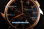 IWC Grande Complication Automatic Movement Rose Gold Case with Black Dial and Arabic Numerals