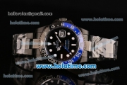 Rolex GMT Master Pro Hunter Asia 2813 Automatic Full PVD with Black/Blue Bezel and White Markers (BP)