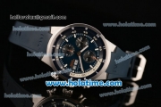 IWC Aquatimer Chronograph Cousteau Divers Swiss Valjoux 7750-SHG-MD Automatic Steel Case with White Markers and Blue Dial - 1:1 Original