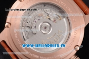 U-Boat Chimera Automatic Asia ST25 Automatic Rose Gold Case White Dial Brown Leather Strap and Rose Gold Markers