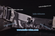 Rolex Daytona Pro-Hunter Swiss Valjoux 7750 Automatic PVD Case/Strap with Black Dial