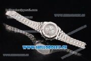 Audemars Piguet Royal Oak Offshore Seiko VK67 Quartz Stainless Steel Case/Bracelet with Grey Dial and Arabic Numeral Markers Silver Subdials