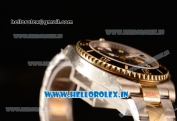 Rolex Submariner Swiss ETA 2836 Automatic Two Tone Case/Bracelet with Black Dial Diamonds (BP)