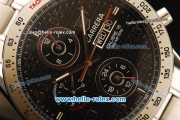 Tag Heuer Carrera Calibre 16 Automatic Movement Full Steel with Black Dial and Arabic Numerals