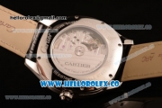 Cartier Drive de Cartier Asia Automatic Steel Case with Black Dial and Black Leather Strap (ZF)