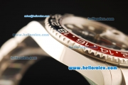 Rolex GMT-Master II Swiss ETA 2836 Automatic Movement Steel Case with White Markers and Ceramic Bezel