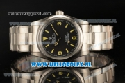 Rolex Explorer Cartier Asia Auto Steel Case with Black Dial and Steel Bracelet