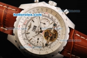 Breitling for Bentley Motors Automatic Tourbillon with White Dial-Big Calendar