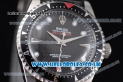 Rolex Milgauss Vintage Asia 2813 Automatic Steel Case with Black Dial Grey Nylon Strap and White Markers