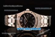 Audemars Piguet Royal Oak 33MM Miyota Quartz Steel Case/Bracelet with Stick Markers and Black Dial (EF)