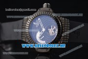 Hublot Big Bang Caviar Asia ST25 Automatic PVD Case with Black Rubber Strap and Black Dial