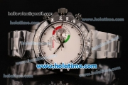 Rolex Daytona Brevet Asia ST16 Automatic with 3@Sec Full PVD with White Dial and Silver Markers