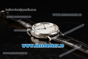 Breguet Classique Japanese Miyota 9015 Automatic Movement Steel White Dial and Roman Numeral Markers Leather Strap (FF)