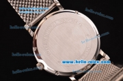 IWC Portofino Swiss ETA 2892 Automatic Steel Case with Silver Arabic Numeral Markers and White Dial