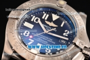 Breitling Avenger II Seawolf Asia 2813 Automatic Steel Case with Black Dial and Arabic Numeral Markers