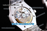 Audemars Piguet Royal Oak Double Time Chrono Asia Automatic Steel Case Black Dial With Stick Markers Steel Bracelet