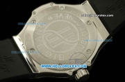 Hublot Big Bang Swiss Quartz Movement Steel Case with Diamond Bezel and Black Rubber Strap