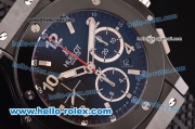Hublot Big Bang Hub 4100 Ceramic Case/Bezel with Black Dial and Black Rubber Strap - 1:1 Original