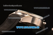 Tag Heuer Mikrogirder 2000 Chrono Miyota Quartz Steel Case with Black Dial and Rubber Strap - Green Second Hand