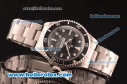 Rolex Submariner Oyster Perpetual Comenx Swiss ETA 2836 Automatic Full Steel with Black Dial and White Markers