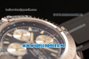 Breitling Colt Chronograph 2824 Auto Steel Case with Black Dial and Black Rubber Strap