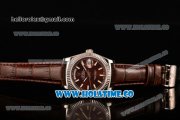 Rolex Day-Date Asia 2813/Swiss ETA 2836/Clone Rolex 3135 Automatic Steel Case with Stick Markers and Brown Dial (BP)