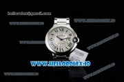 Cartier Ballon Bleu De Large Miyota 9015 Automatic Steel Case/Bracelet White Dial With Roman Numeral Markers(JF)