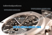 Audemars Piguet Royal Oak Chronograph Miyota OS10 Quartz Steel Case with Black Dial and Steel Bracelet