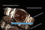 Rolex Milgauss Vintage Steel Case With Brown Dial Yellow Dot Oyster Bracelet