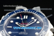 Omega Seamaster Diver 300 M Swiss ETA 2824 Automatic Stainless Steel Case/Bracelet with Ceramic Bezel Blue Dial - 1:1 Original