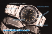 Rolex Oyster Perpetual Submariner Asia 2813 Automatic Full Steel with Black Bezel and Yellow Markers-ETA Coating